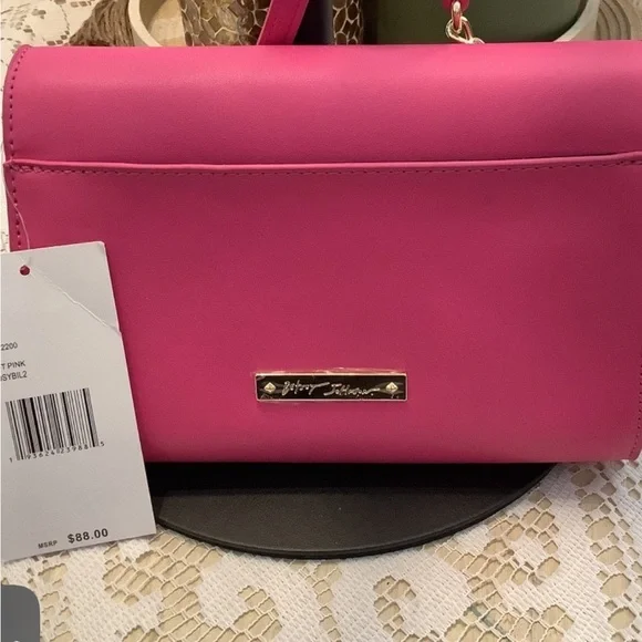 Betsey Johnson Pink Crossbody Bag - Picture 2 of 5